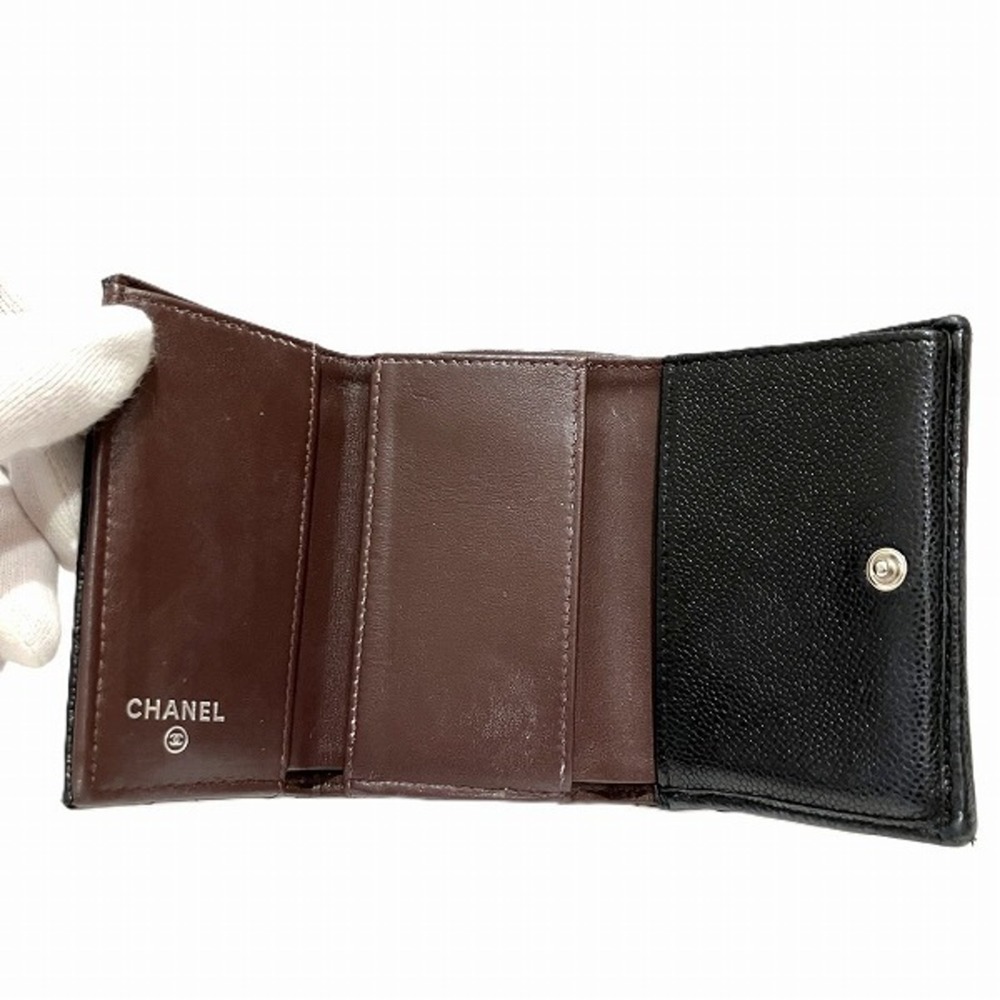CHANEL Black Coco Mark Wallet - Picture 3 of 9